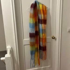 Chunky Checkered Colorful scarf